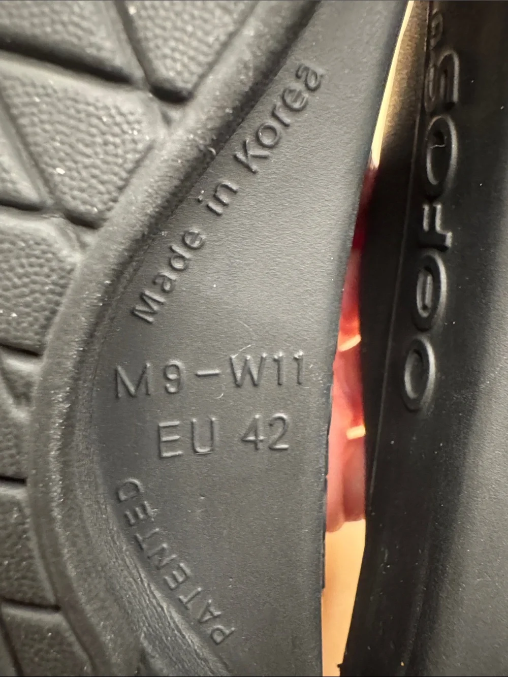 OOFOS OOahh Recovery Slides Black M9 W 11